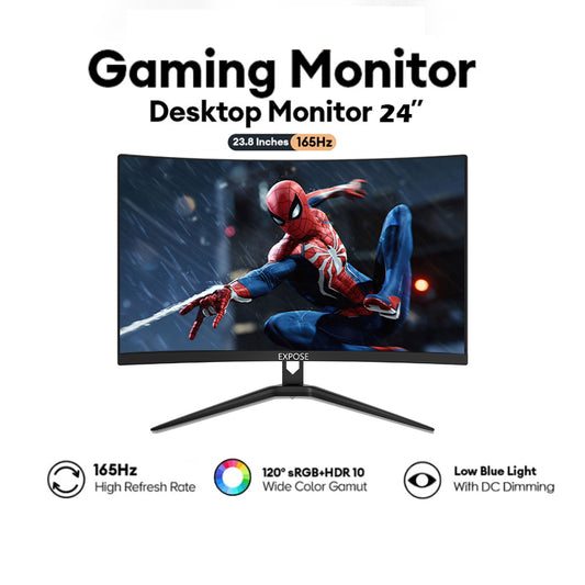 27 "165Hz Curved 1K Display